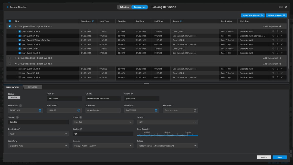 Get granular and specify individual components.