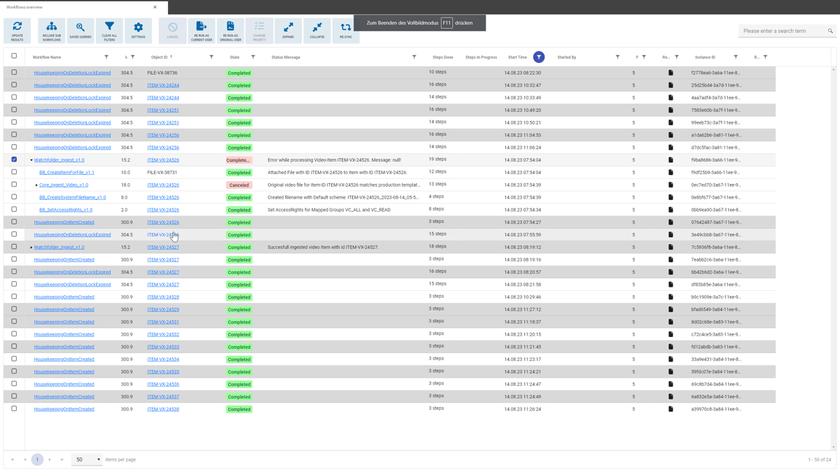 Intuitive workflow modelling with VidiFlow's Workflow Designer.